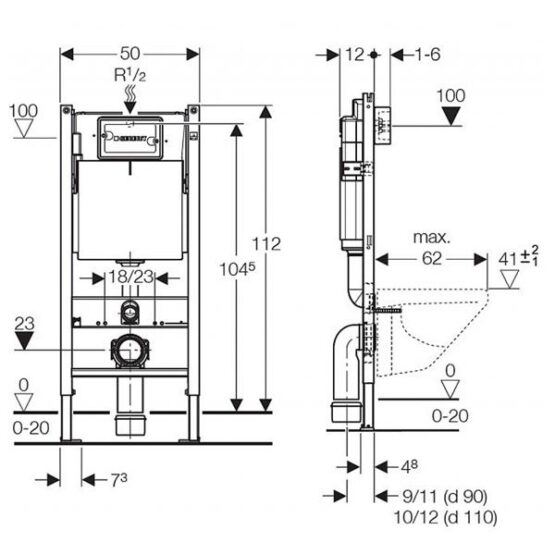 458121211 duofixset fixare clapeta schita