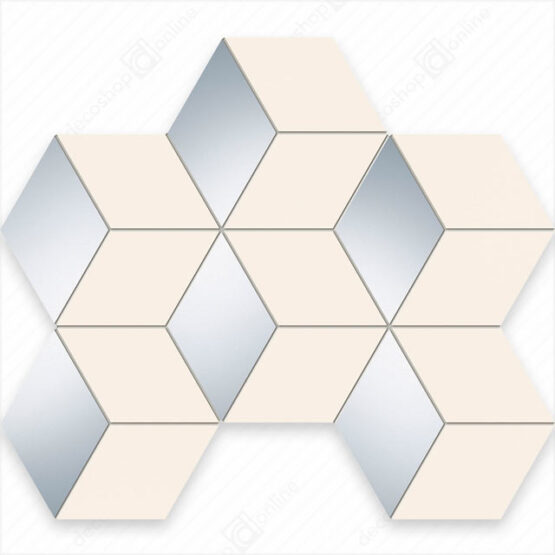 Mozaic Senza White Hex 28,9x22,1