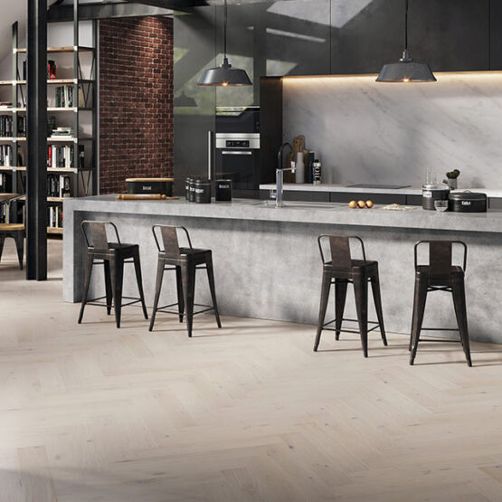 Parchet Stejar Cappuccino Herringbone 130