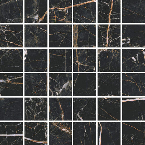 Mozaic Marquina Gold Poler 29,7x29,7