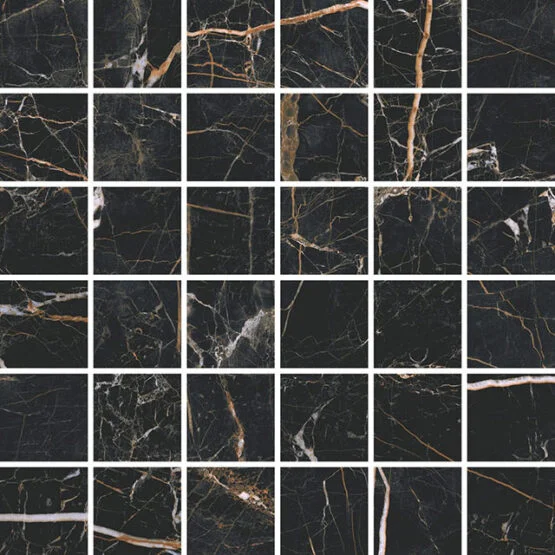 Mozaic Marquina Gold Poler 29,7x29,7