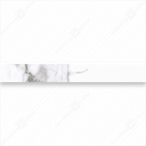 Plinta Gresie Calacatta White Mat 8x59,7