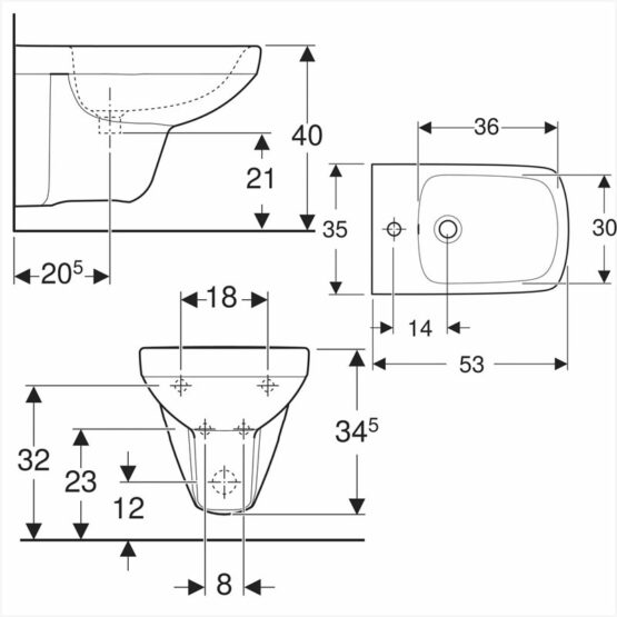 bideu geberit selnova alb square decoshop online s