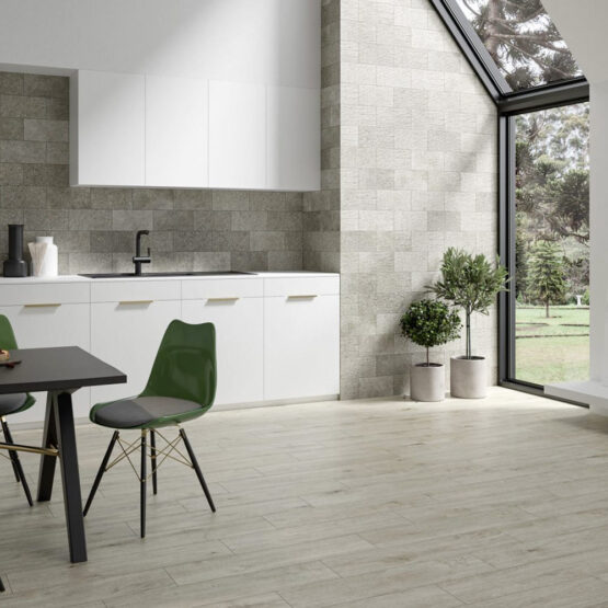 Gresie Listria Bianco 17,5x80