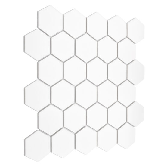Hexagon White 51 matt 2