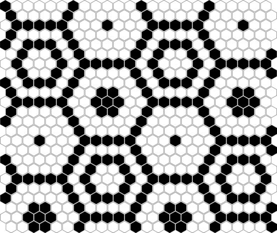 MINI HEXAGON Bee 2x2 Pattern