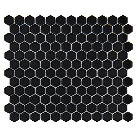 Mozaic Mini Hexagon Black 30x26