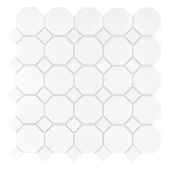 Mozaic Mini Octagon White 55 29,5x29,5