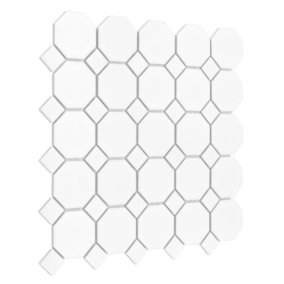Mini Octagon WHite 55 matt 2
