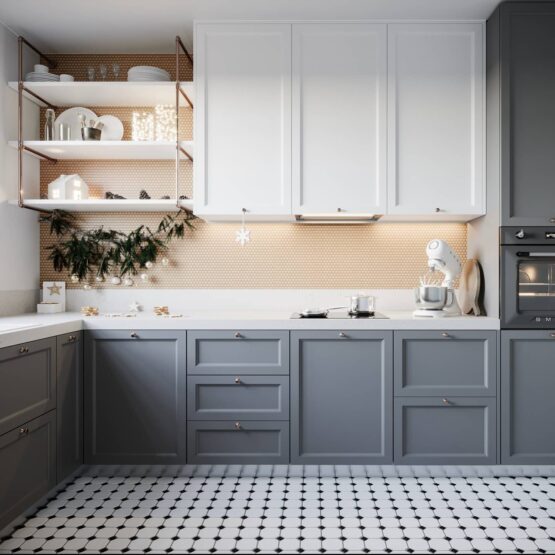 Miss Penny Gold Matt kitchen