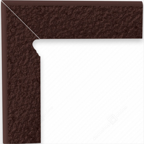 Plinta Treapta Stanga Natural Brown Duro 8,1x30