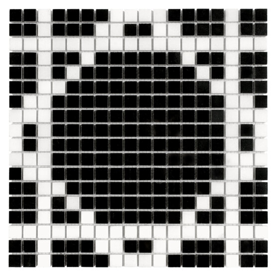 Mozaic Pure B&W Radiant 15 30,5x30,5