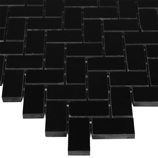 Pure Black HERRINGBONE 48 3