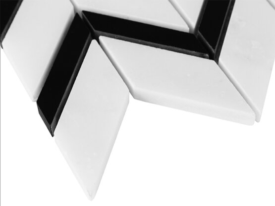 Pure White CHEVRON mix 4