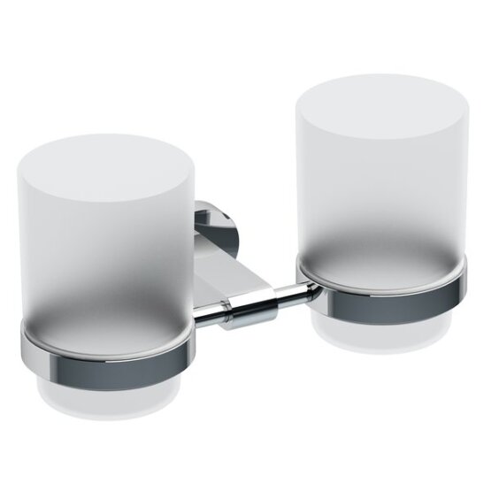 Suport pahare dublu Chrome