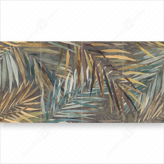 Decor Bihara Leaves 4 Elemente 59,8x119,8