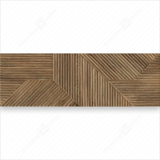 Faianta Woodskin Brown STR A 29,8x89,8