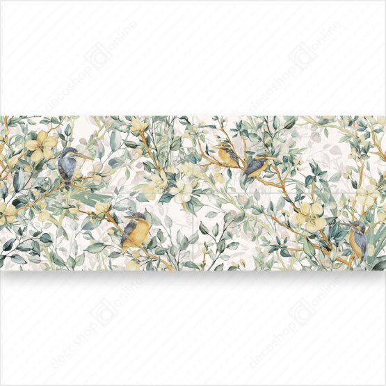 Decor Perla Birds 4 elemente 59,8x149,8