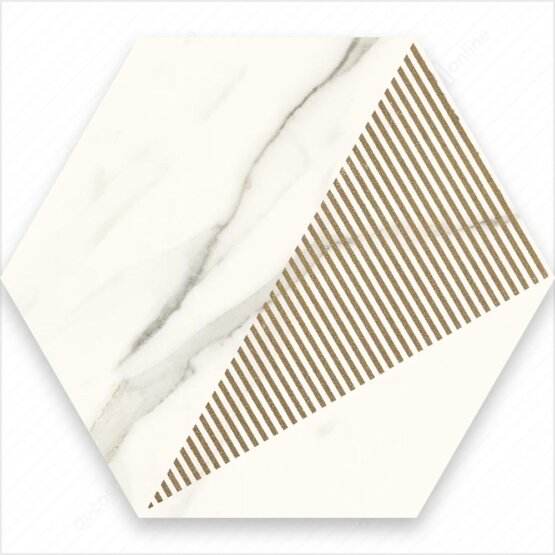 Decor Calacatta Hexagon MAT C 17,1x19,8