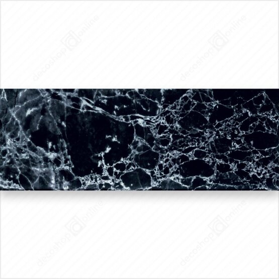 Decor Sophisticated Black Glass 32,8x89,8