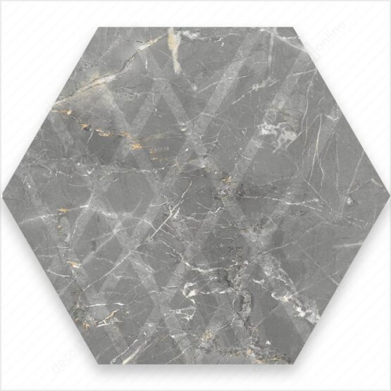 Gresie Marvelstone Heksagon Light Grey Mat 19,8x17,1