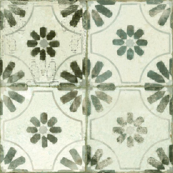 Gresie FS Blume Black 45x45