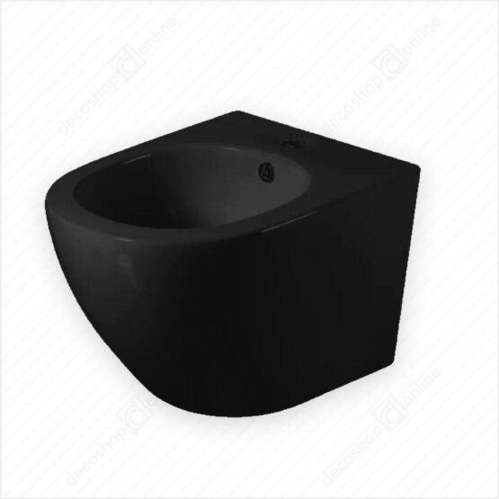 Bideu suspendat Magenta negru mat