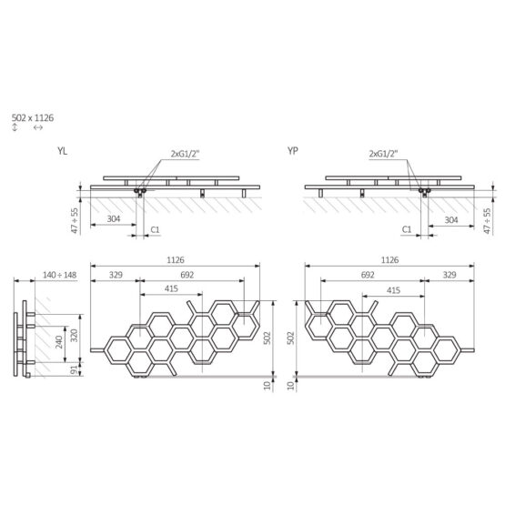 schita-calorifer-hex-termaheat-decoshoponline