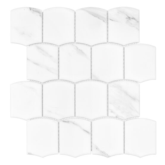 Mozaic Arcado Carrara Matt 25,6x29,2