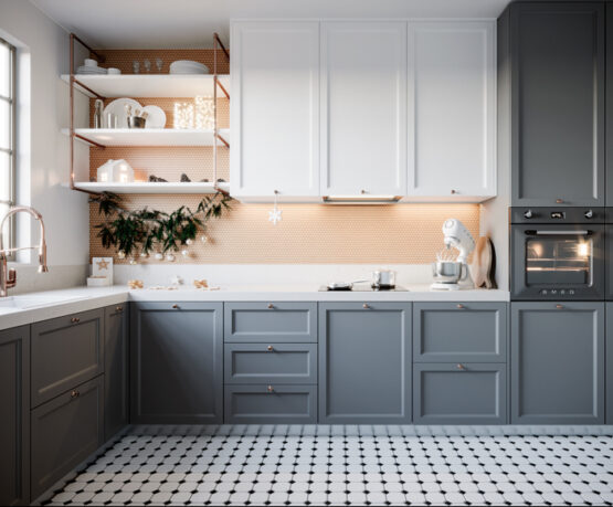 Octagon White 95 matt Miss Penny Gold