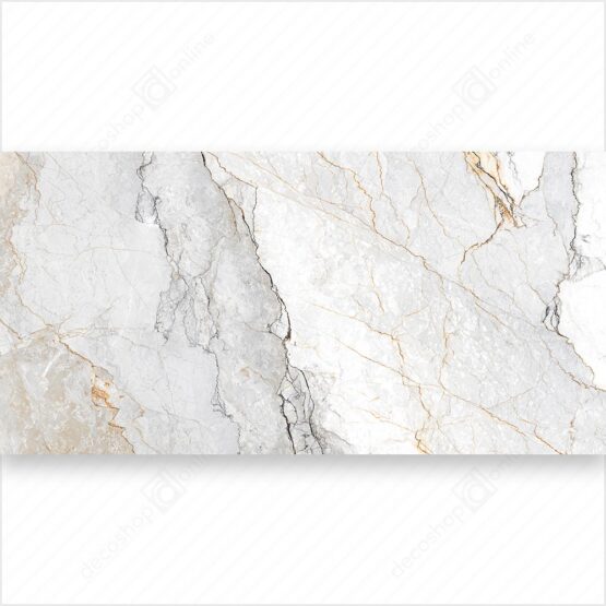 Gresie Flake White Carving 60x120