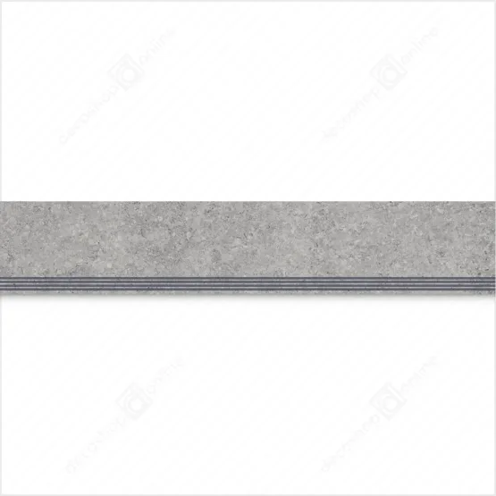 Treapta Gresie CARE Zimba Light Grey STR 29.8x159.8