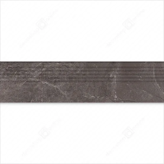 Treapta Gresie Grand Cave Graphite STR 29.6x119.8