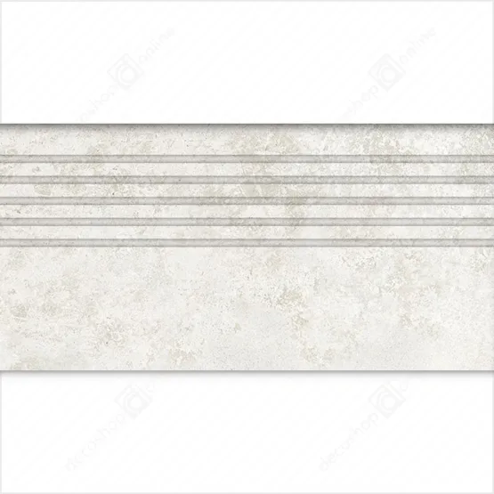 Treapta Gresie Torano White Mat 29.6x59.8