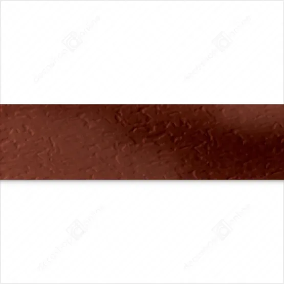 Banda de faianță maro închis.