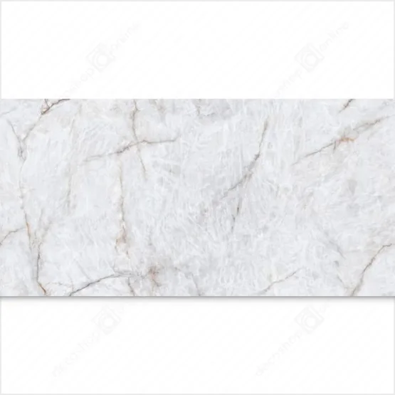 Piatra sinterizată, textură elegantă, albă.