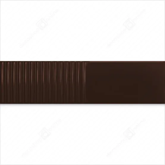 Faianta Groove Brown Gloss 2 7.8x29.8