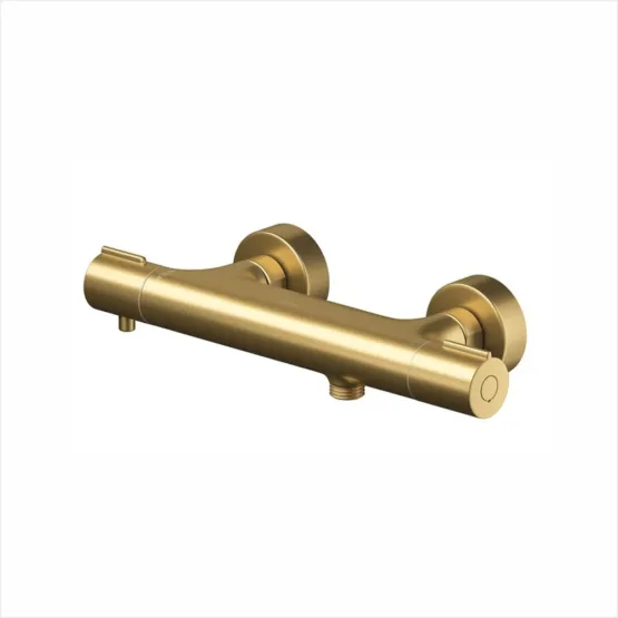 Baterie dus VIRGO cu termostat gold brushed